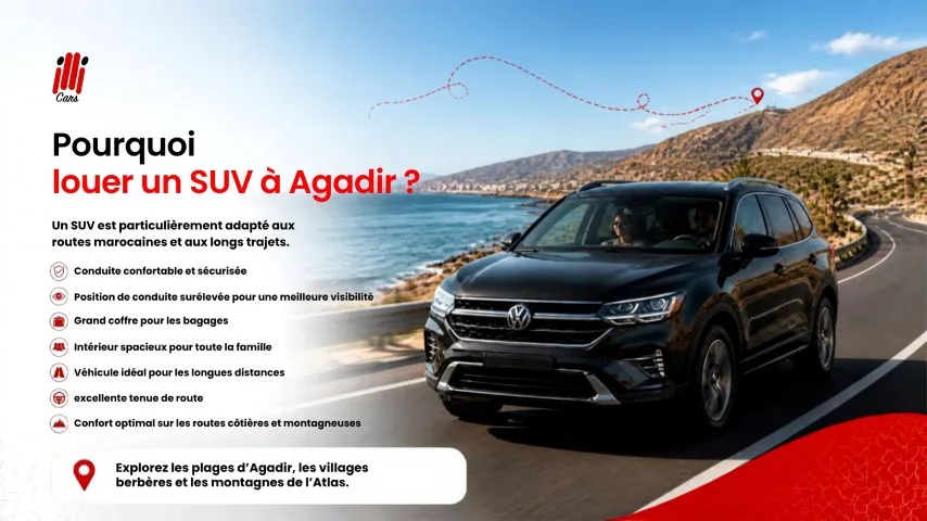 Pourquoi louer un SUV à Agadir