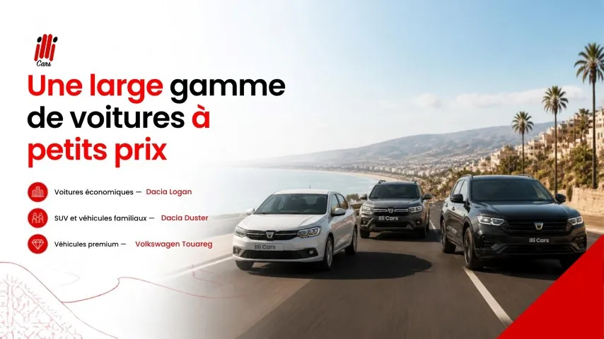Une large gamme de voitures à petits prix